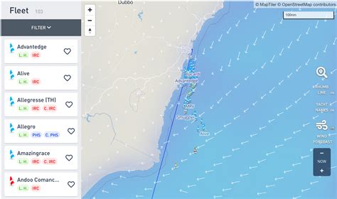 rolex sydney hobart race tracker